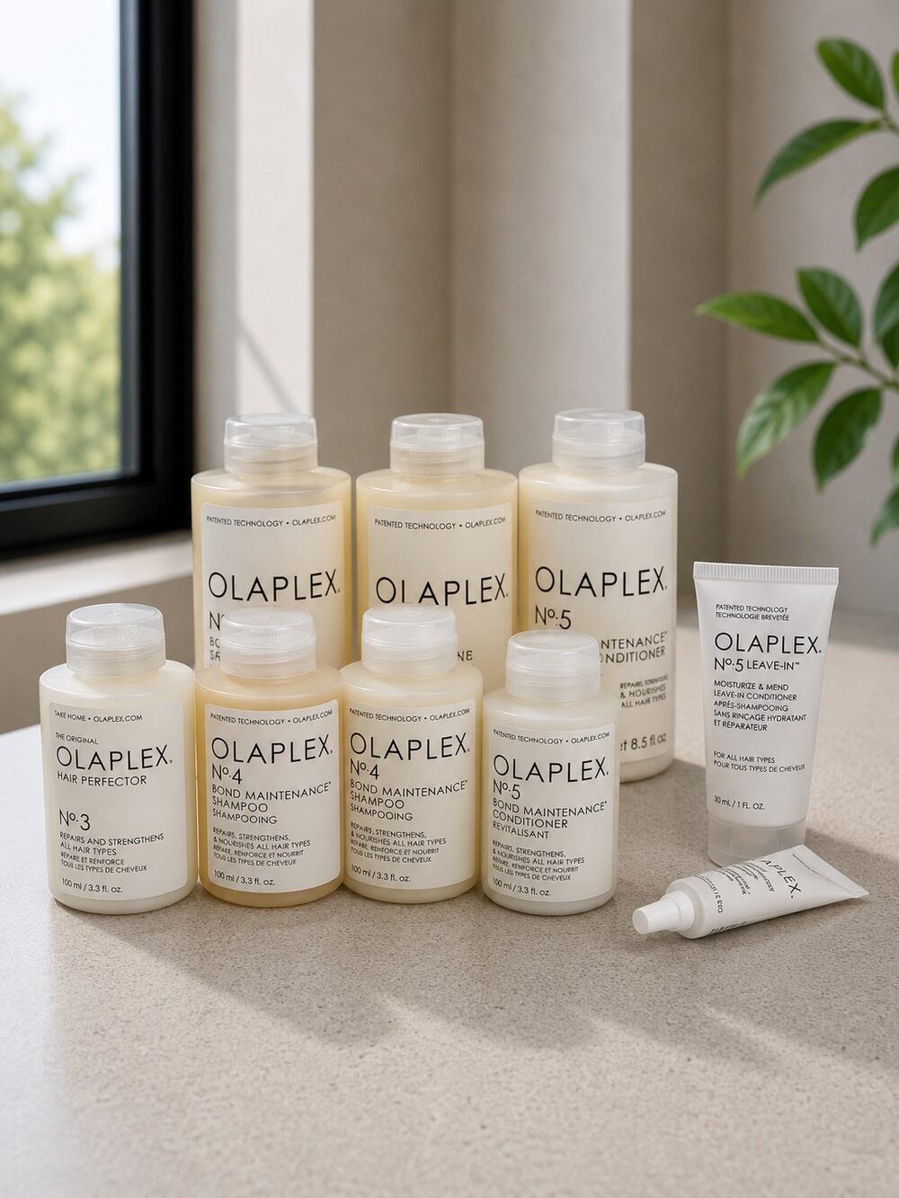 $200+ Olaplex Hair Care Bundle No. 3 No. 4 No. 5 Leave-In Full & Travel Sizes